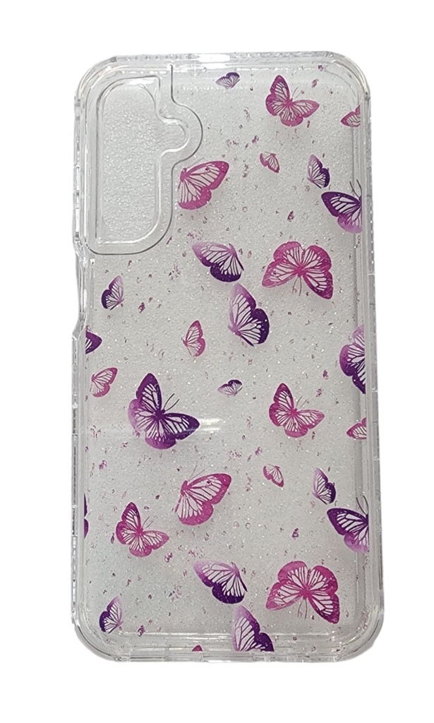 [C360DISMSAMA14] CASE 360 DISEÑO 9D (SAMSUNG A14) (MARIPOSA)