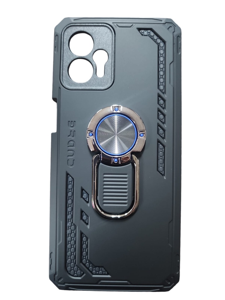 CASE ANILLO ESCUDO (MOTOROLA G13/G23) (NEGRO)