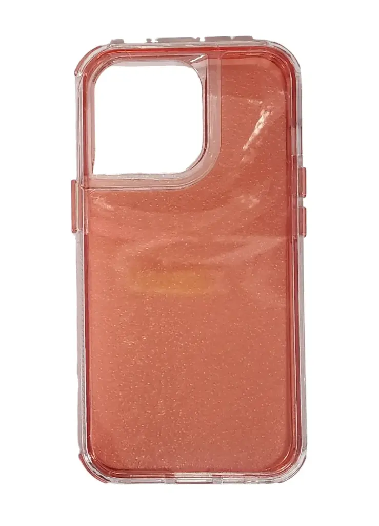 CASE RAINBOW DOS PIEZAS (IPHONE 13 PRO) (ROJO)