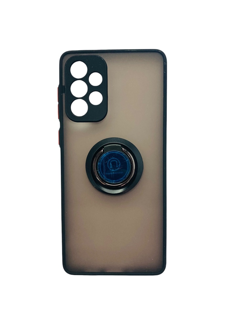 CASE ANILLO MATTE (SAMSUNG A73) (NEGRO)