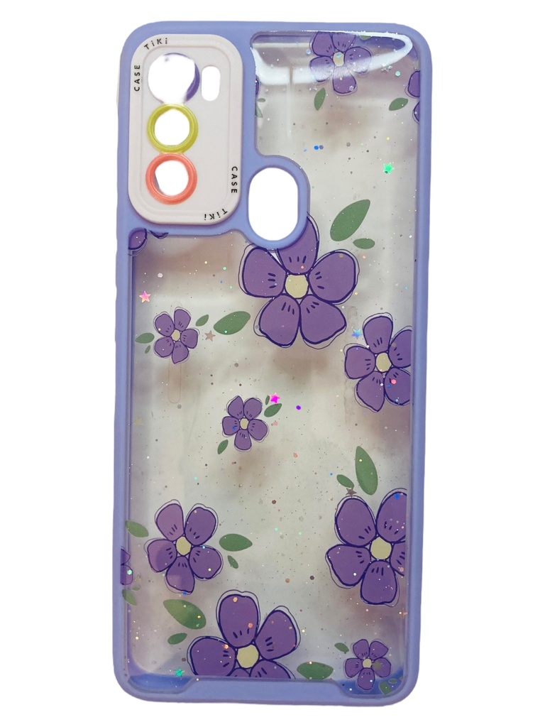 CASE DISEÑO TIKI (MOTOROLA G60) (FLORES)
