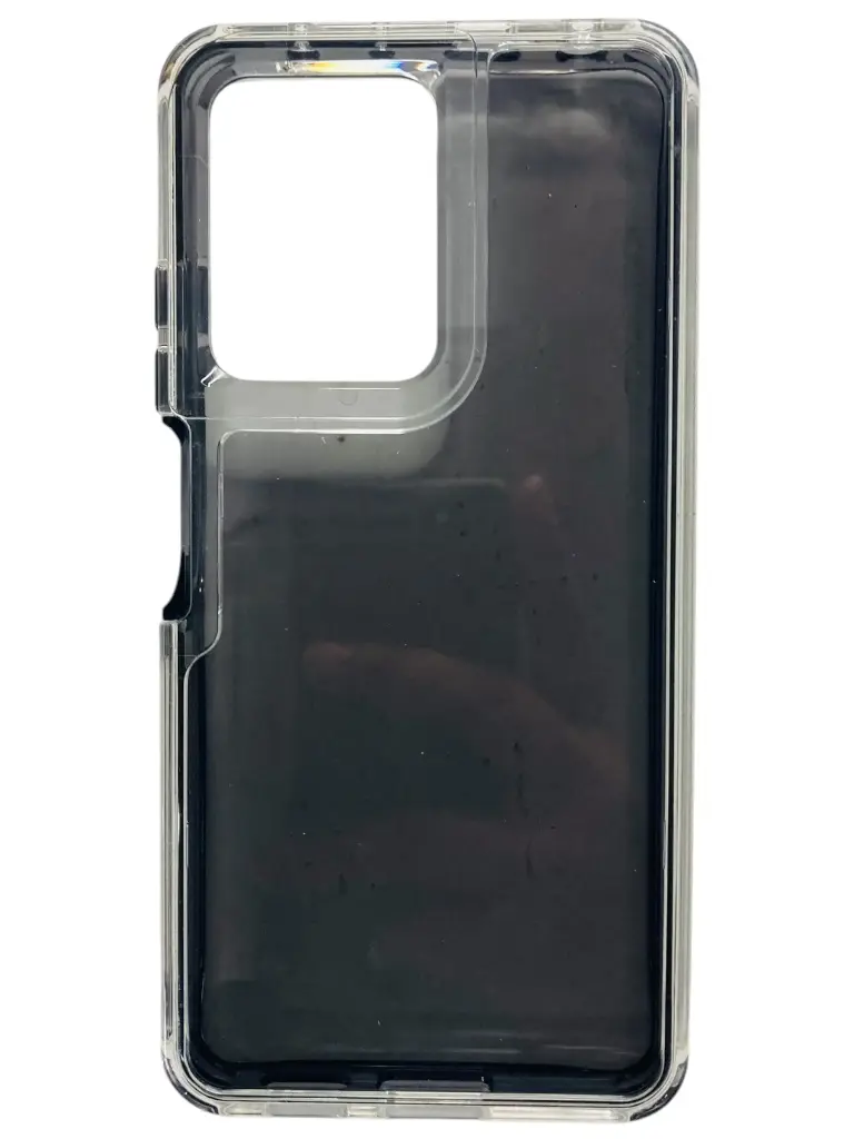 CASE RAINBOW DOS PIEZAS (XIAOMI REDMI NOTE 12 PRO) (NEGRO)