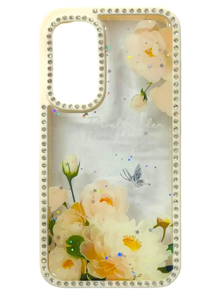 CASE FULL DIAMANTE (SAMSUNG A55 / SAMSUNG A35) (FLORAL)