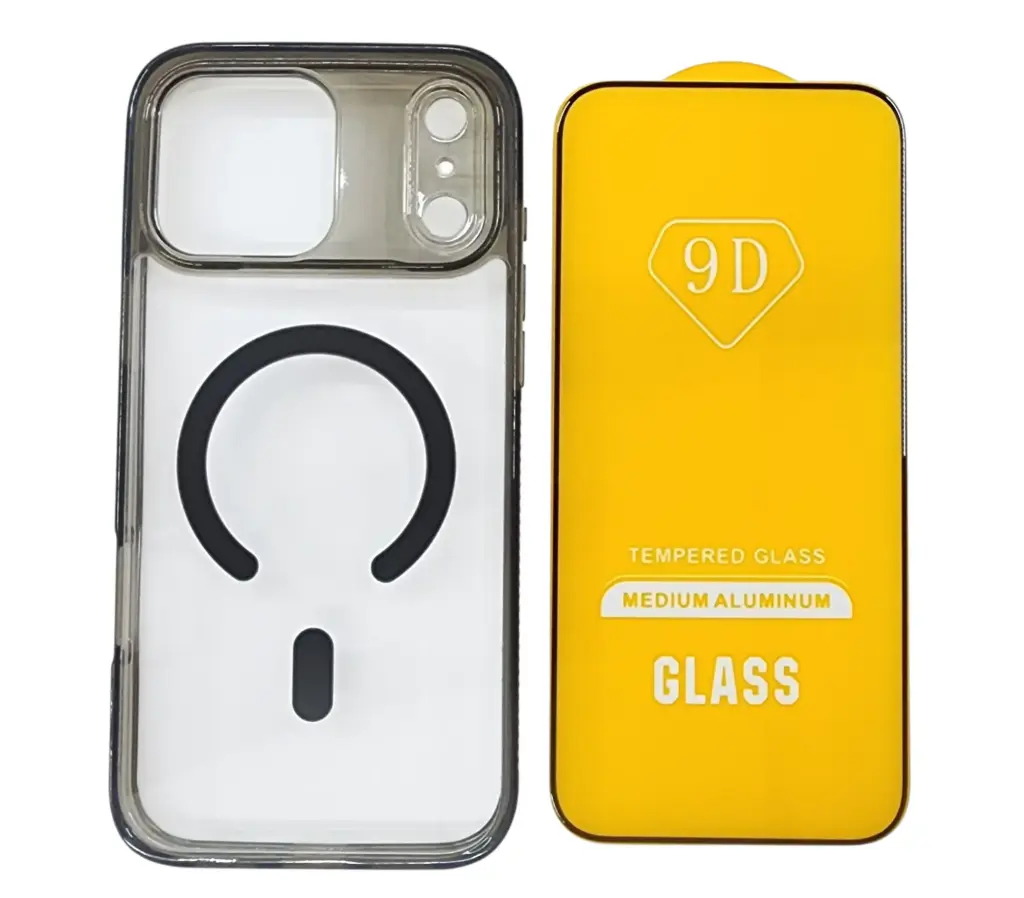 MAGSAFE CLEARFORCE 9D (IPHONE 17 PRO MAX) (NEGRO)