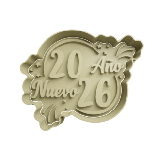 Año Nuevo 26/27/28 Cortador de Galletas