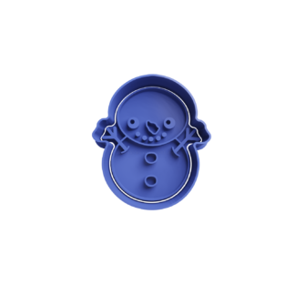 Muñeco de Nieve Cortador de Galletas