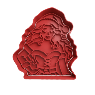 Mariah Carey con Sombrero de Navidad Cortador de Galletas