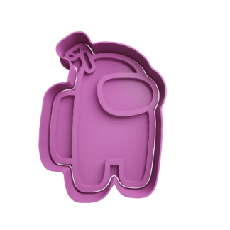 Among Us con Pajilla Cortador de Galletas