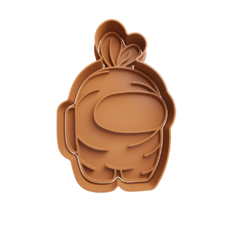 Zanahoria Among Us Cortador de Galletas