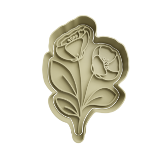 2 Flores Cortador de Galletas