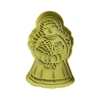 Angel con Trigo Cortador de Galletas