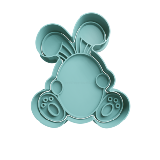 Conejo de Pascua con Huevo Cortador de Galletas