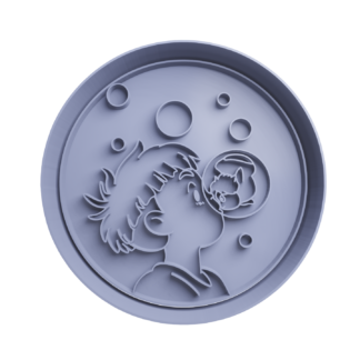 Ponyo y Sosuke en Burbuja Cortador de Galletas