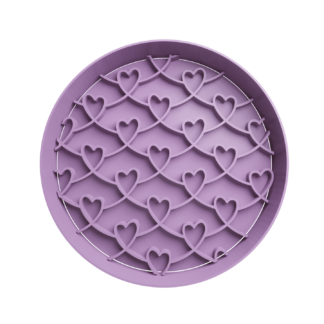 Circulo con Patron de Corazones Cortador de Gallestas