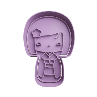 Muñeca Japonesa Cute Cortador de Galletas