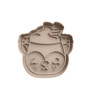 Reno Cabeza con Forma de Taza Cortador de Galletas