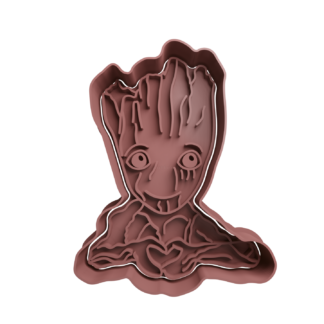 Baby Groot Cortador de Galletas