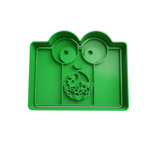 Bandera de Mexico Cute Cortador de Galletas