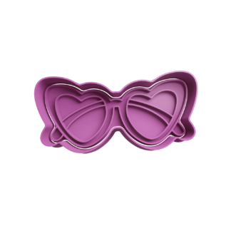 Lente Corazon Barbie Cortador de Galletas