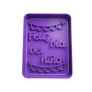 Feliz dia del niño Cortador de Galletas