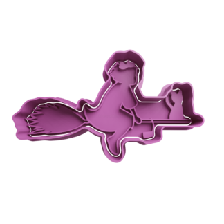 Kiki y Jiji en su Escoba Cortador de Galletas