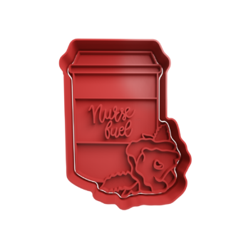 Vaso de Café para Llevar -Nurse Fuel Cortador de Galletas