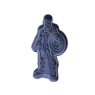 Capitan America Cortador de Galletas