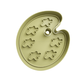 Paleta de Pintura Cortador de Galletas