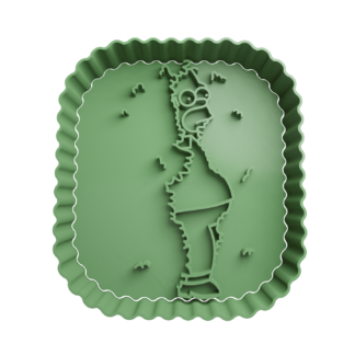 Homero Simpsons en Arbusto Cortador de Galletas