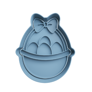 Canasta de Huevos de Pascua Cortador de Galletas