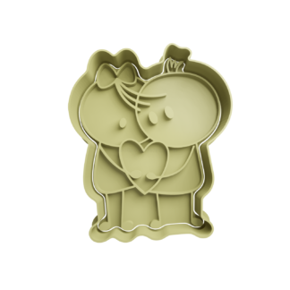 Pareja Cortador de Galletas