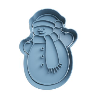 Muñeco de Nieve Cortador de Galletas
