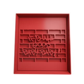 Muro con Grafiti Cortador de Galletas