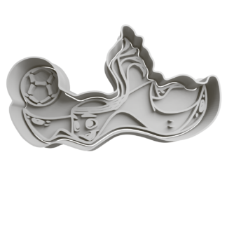 La’eeb Mascota Mundial 22 de Futbol Cortador de Galletas