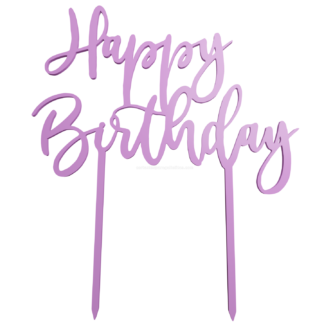 Happy Birthday Topper Cake