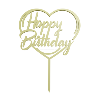 Happy Birthday Topper Cake