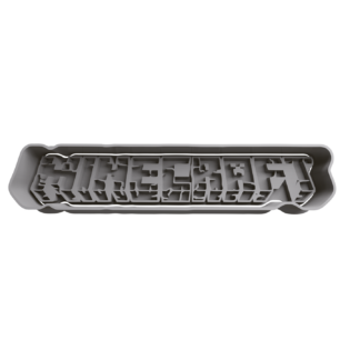 Minecraft Logo Cortador de Galletas