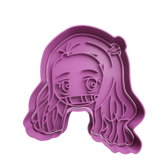 Nezuko Cabeza Cute Cortador de Galletas
