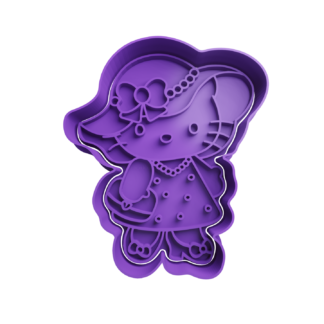 Hello Kitty Elegante Cortador de Galletas