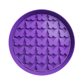 Circulo con Patron de Mariposas Cortador de Galletas