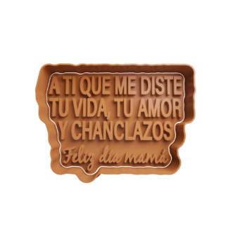 A ti que me diste tu vida, tu amor y chanclazos feliz día mamá Cortador de Galletas