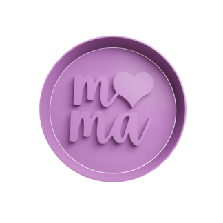 Mama con Corazón Cortador de Galletas