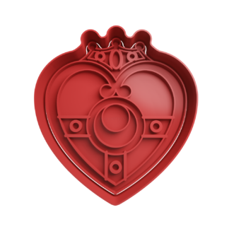 Colgante Corazón Sailor Moon Cortador de Galletas