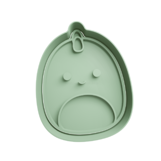 Squishmallows Danny Dino Verde Cortador de Galletas