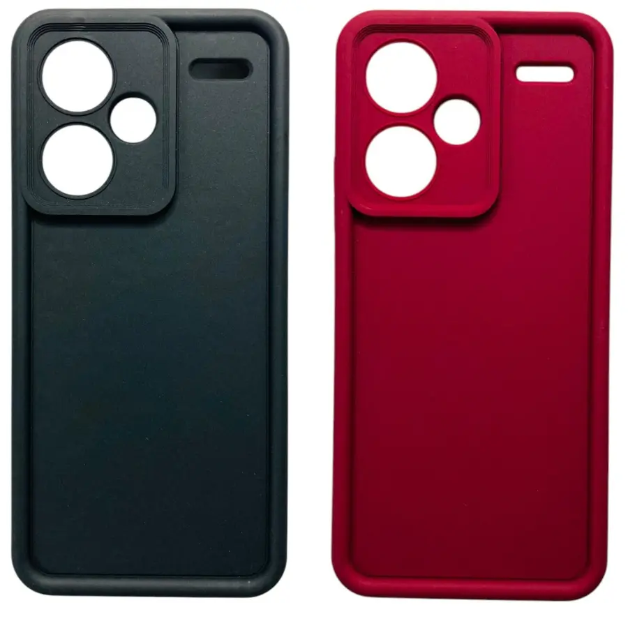 CASE SILK TOUCH (XIAOMI REDMI NOTE 13 PRO 4g) (NEGRO)