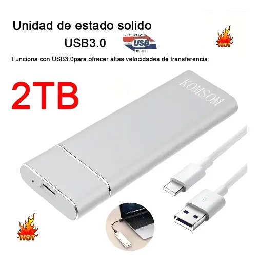 Memoria SSD Portatil 2 TB